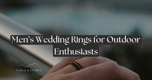 Rugged Wedding Bands: Tungsten, Titanium and Silicone for Outdoor Men