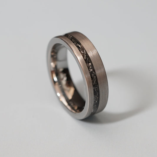 A Love Written in the Stars: Why Meteorite Wedding Rings Are the Ultimate Celestial Symbol