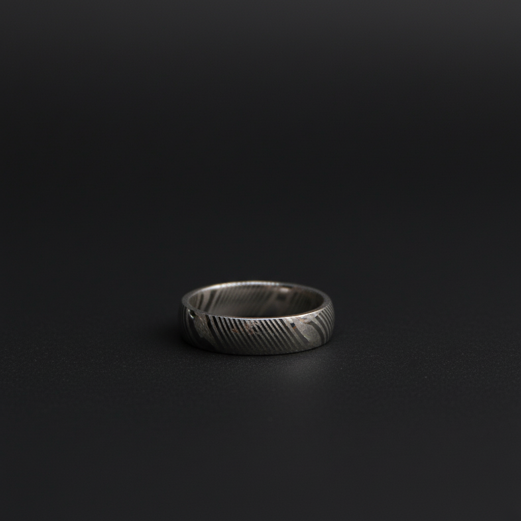 The Ripple Damascus steel product, Forge and Lumber artisan commitment.